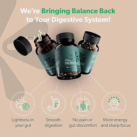BIOMA Probiotics for Digestive 3 in 1 Gut Health and Prebiotics/Postbiotics 3ct