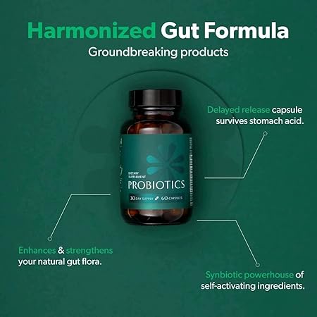 BIOMA Probiotics for Digestive 3 in 1 Gut Health and Prebiotics/Postbiotics 3ct